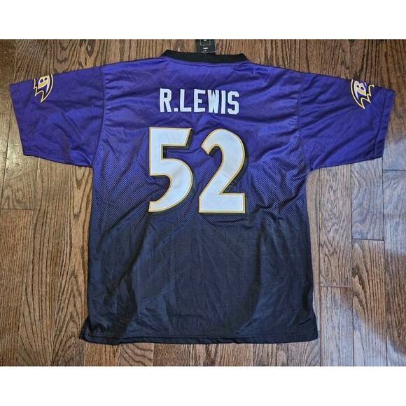 Ray Lewis #52 Baltimore Ravens NFL Nike On Field Jersey NWT Sz 48 Purple Ombre - Picture 2 of 12